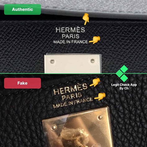 real versus fake hermes